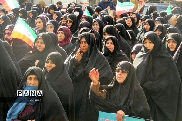 برگزاری راهپیمای اقتدار و امنیت در بجنورد