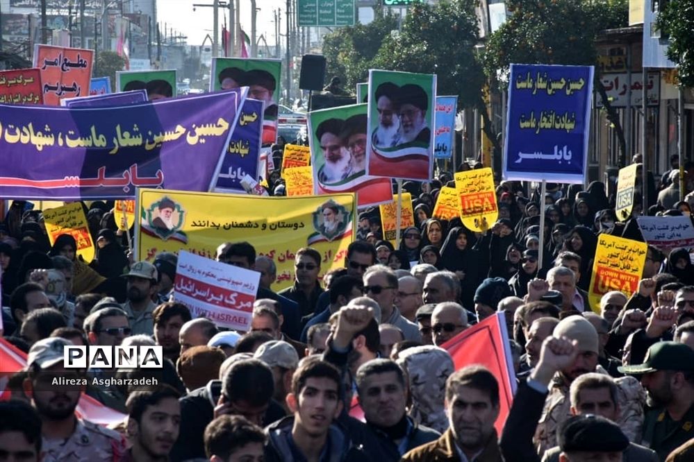 راهپیمایی امنیت و اقتداردر بابلسر