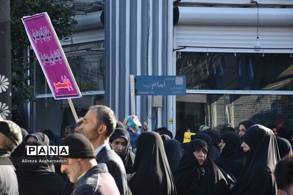 راهپیمایی امنیت و اقتداردر بابلسر