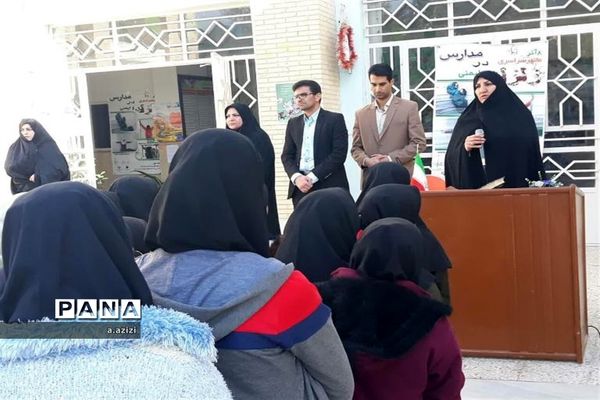 مانور زلزله در دبیرستان فاطمیه زارچ