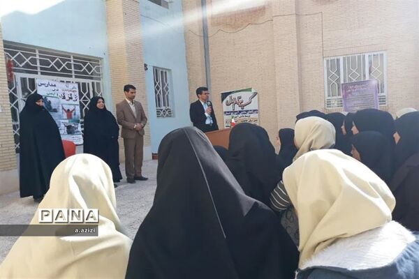 مانور زلزله در دبیرستان فاطمیه زارچ