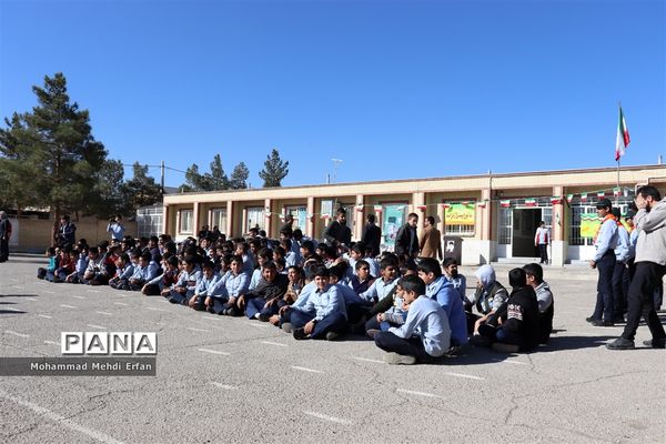 برگزاری مانور زلزله در آباده