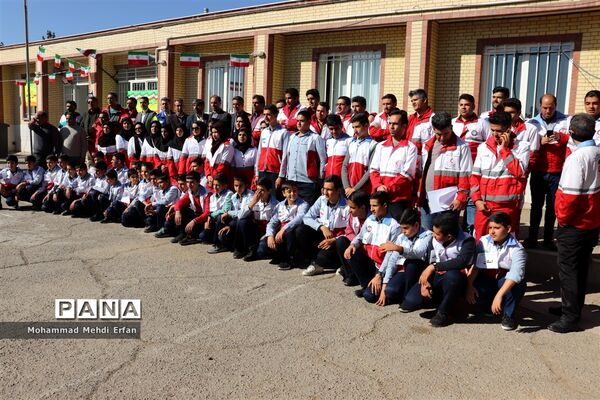برگزاری مانور زلزله در آباده