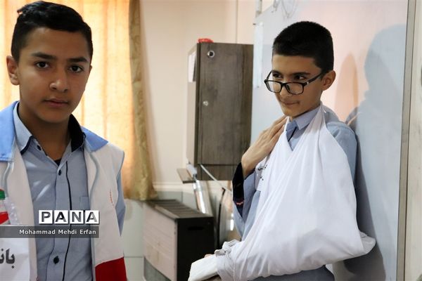 برگزاری مانور زلزله در آباده