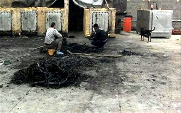 کشف کوره غیر مجاز ذغال در یزد