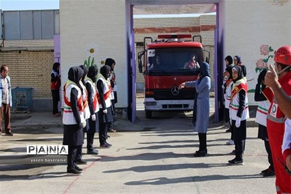 مانور زلزله و ایمنی در زاهدان