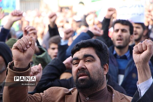 راهپیمایی حمایت از اقتدار و امنیت در یزد