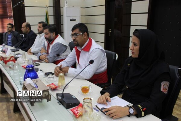 نشست کمیته استانی مانور سراسری زلزله استان بوشهر