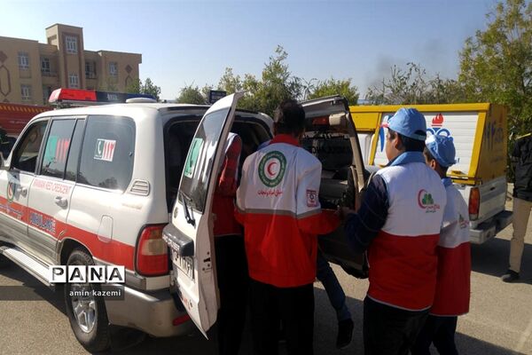 بیست و یکمین مانور سراسری زلزله و ایمنی مدارس در داراب