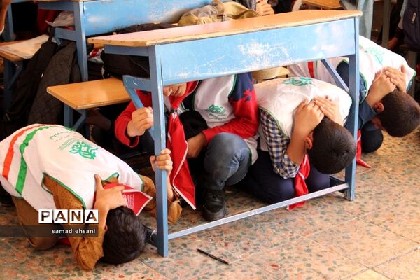 برگزاری مانور زلزله و ایمنی در مدارس استان کهگیلویه و بویراحمد