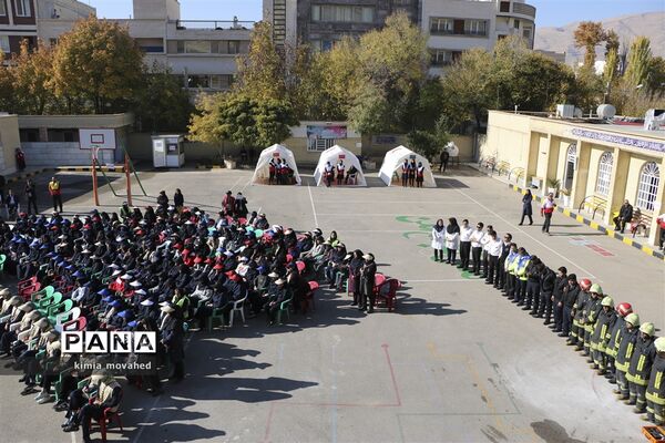 بیست و یکمین مانور سراسری زلزله در شیراز