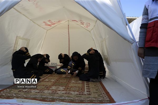 بیست و یکمین مانور سراسری زلزله در شیراز
