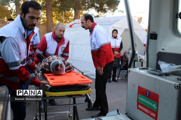 بیست و یکمین مانور سراسری زلزله و ایمنی در دبیرستان سید مرتضی محلات