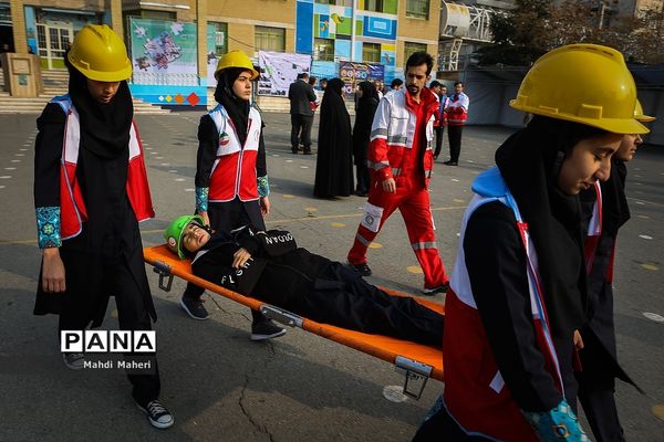 بیست و یکمین مانور زلزله و ایمنی