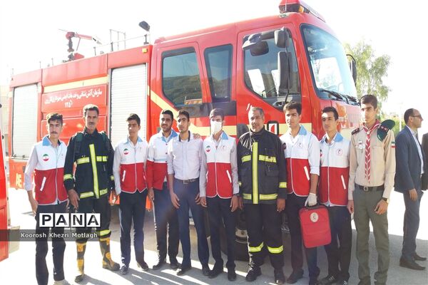 برگزاری بیست‌ویکمین مانور سراسری زلزله در کازرون