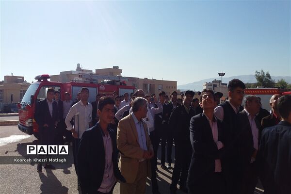برگزاری بیست‌ویکمین مانور سراسری زلزله در کازرون