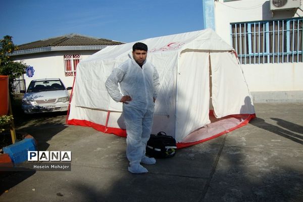 مانور سراسری زلزله و ایمنی در میاندرود