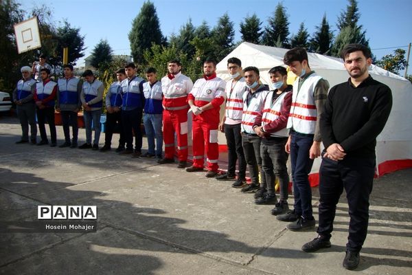 مانور سراسری زلزله و ایمنی در میاندرود