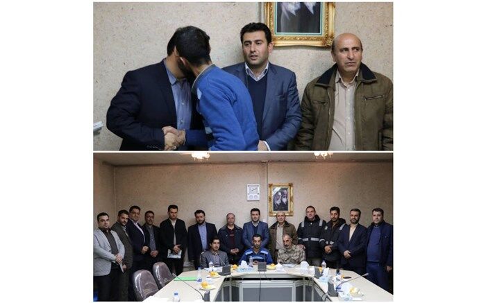 تقدیر از پاکبان فداکار توسط شهرداری منطقه ٣ همدان