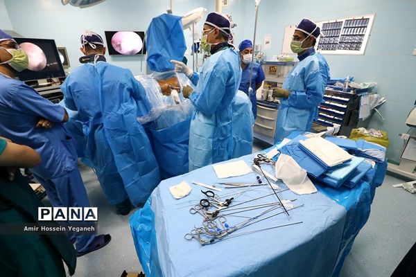 عمل جراحی ستون فقرات رضا رستمی کشتی گیر تیم ملی  در کیش