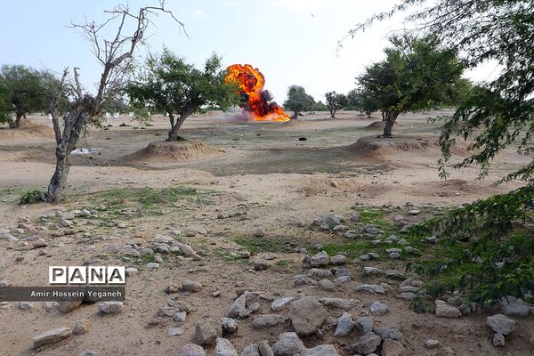 رزمایش گردان بیت المقدس در جزیره کیش