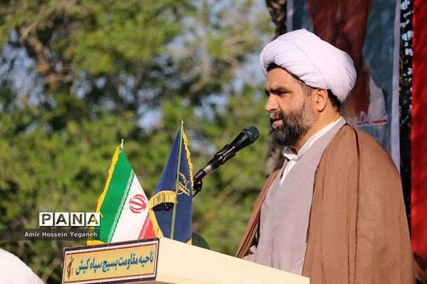 رزمایش گردان بیت المقدس در جزیره کیش