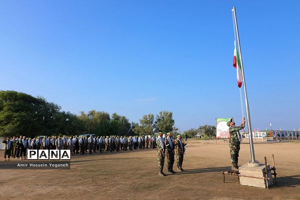 رزمایش گردان بیت المقدس در جزیره کیش