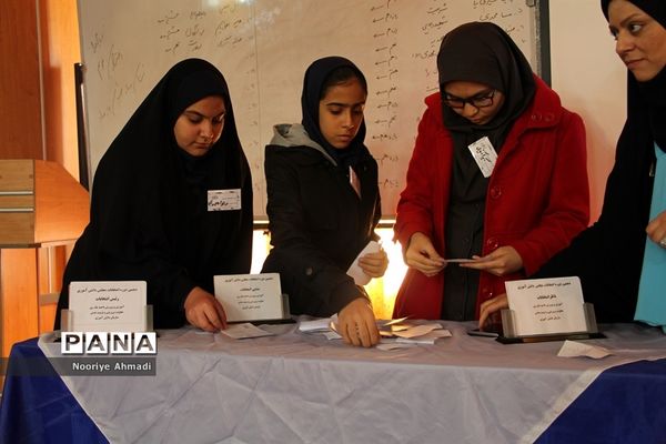 انتخابات مجلس دانش آموزی مدارس آموزش و پرورش ناحیه  یک ری