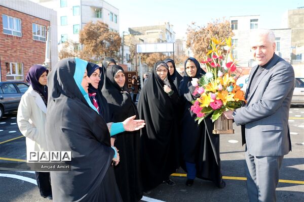 افتتاح مدرسه خیرساز زنده یاد عفت آهنگری درشهرری