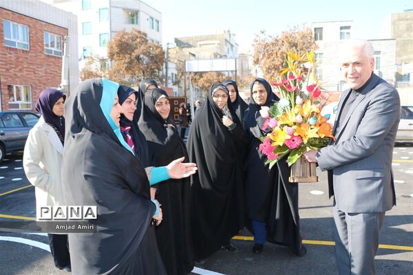 افتتاح مدرسه خیرساز زنده یاد عفت آهنگری درشهرری