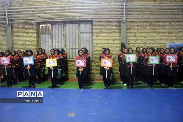 جشنواره فریادهای شادی و بازی‌های همگانی و المپیاد ورزشی درون مدرسه‌ای دبیرستان تمام تشکیلاتی در مراغه