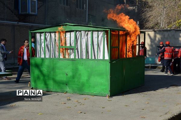 برگزاری مانور زلزله درشهریار