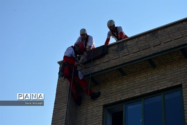 برگزاری مانور زلزله درشهریار