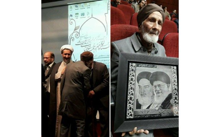 از شاعر پیشکسوت بسیجی نیشابوری در همایش چهل شاعر انقلابی خراسان رضوی تجلیل شد