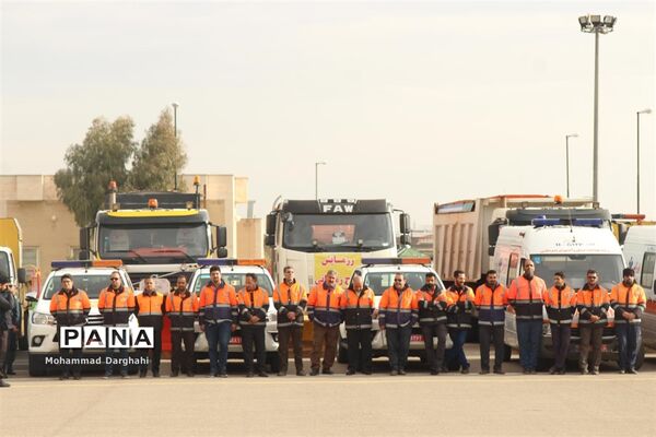 رزمایش طرح زمستانی پلیس قم