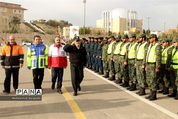 رزمایش طرح زمستانی پلیس قم