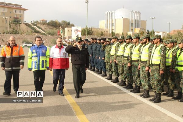 رزمایش طرح زمستانی پلیس قم