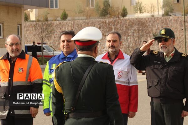 رزمایش طرح زمستانی پلیس قم