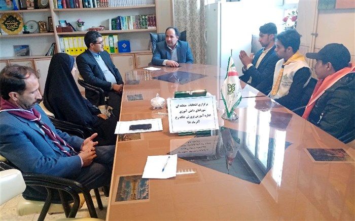 انتخابات شورای دانش آموزی مرحله منطقه ای جلگه رخ برگزار شد