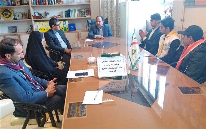 انتخابات شورای دانش آموزی مرحله منطقه ای جلگه رخ برگزار شد