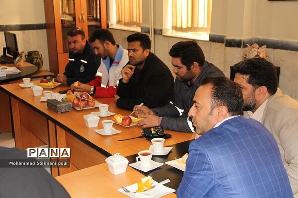 مانور زلزله در مدرسه دخترانه آیت الله صدر ناحیه یک ری