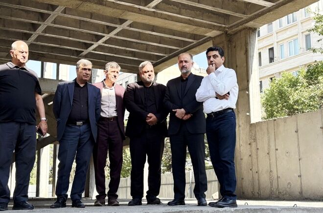 بازدید از آخرین وضعیت ساخت مدرسه معادتهران