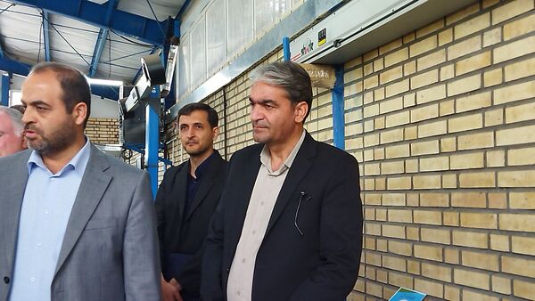 آیین افتتاحیه کارگاه و زمین چمن هنرستان تخصصی خودرو برادران نیشابور 