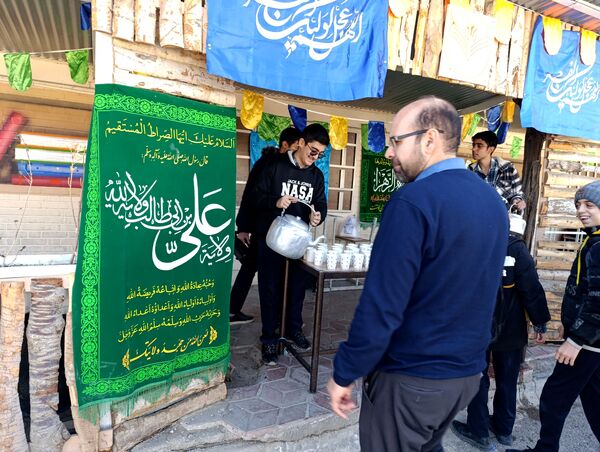 موکب مدرسه قفلی در مشهد