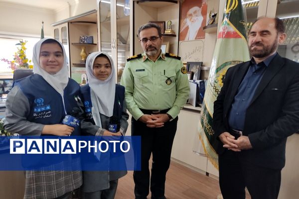 دیدار مدیرکل آموزش وپرورش اردبیل با فرمانده نیروی انتظامی استان 