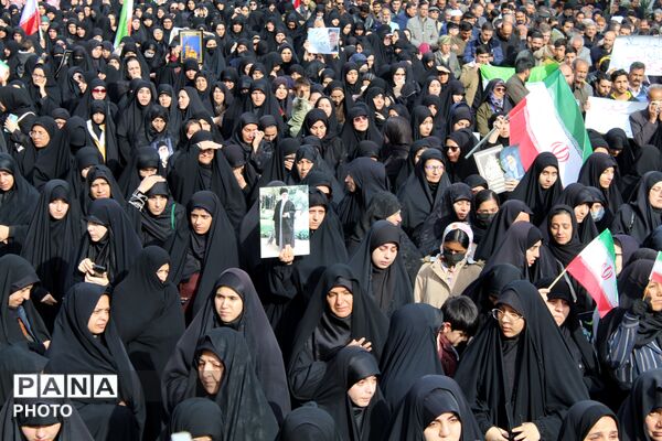 آیین سوگواری شهادت قائد امت در نیشابور 