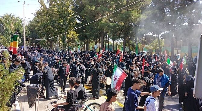 جاماندگان اربعین در شهرستان نیشابور