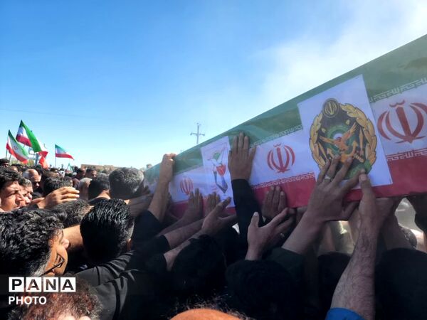 تشییع باشکوه  دومین شهید ابرکوه