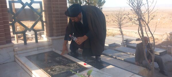 غبارروبی مزار شهدای روستای سربالا 