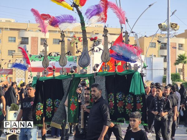 گلستان شهدا میزبان کاروان تاسوعای حسینی شد